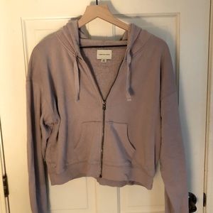 American Eagle Cropped Hoodie